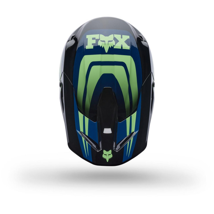 Casque FOX v1 draft noir | Oxmoto