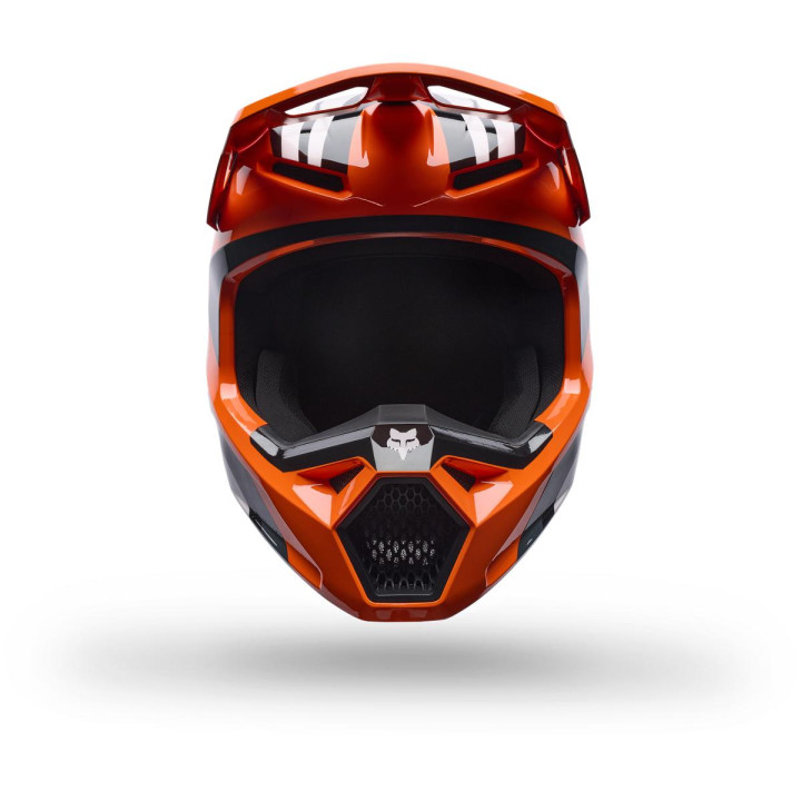 Casque FOX v1 draft orange | Oxmoto
