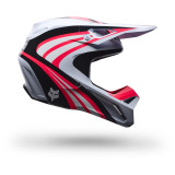 Casque FOX v1 draft blanc | Oxmoto
