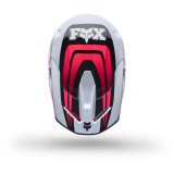 Casque FOX v1 draft blanc | Oxmoto
