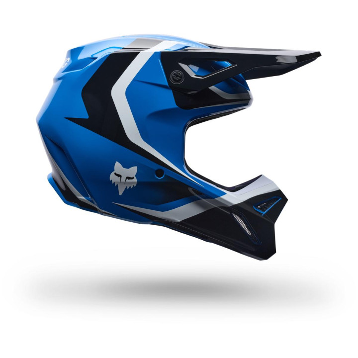 Casque FOX v1 frame bleu | Oxmoto