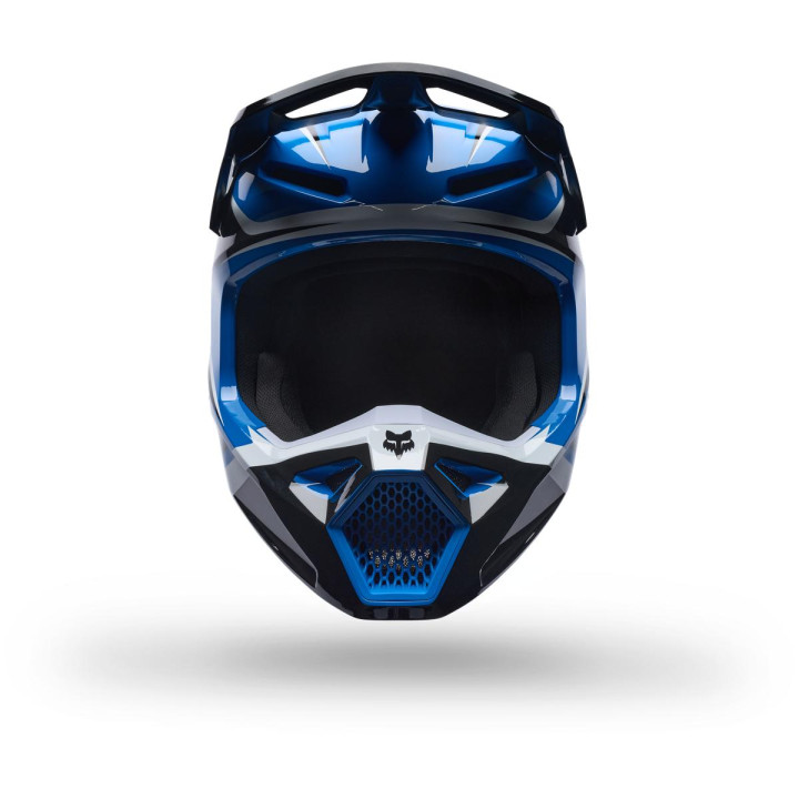 Casque FOX v1 frame bleu | Oxmoto