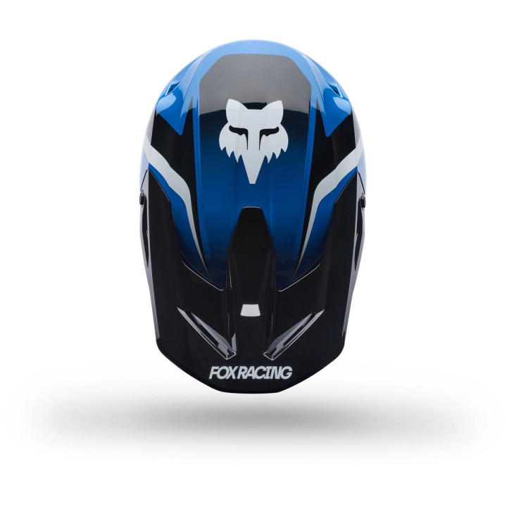 Casque FOX v1 frame bleu | Oxmoto