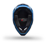 Casque FOX v1 frame bleu | Oxmoto