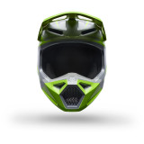 Casque FOX v1 frame gris/jaune | Oxmoto