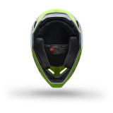 Casque FOX v1 frame gris/jaune | Oxmoto