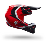 Casque FOX v1 frame rouge | Oxmoto