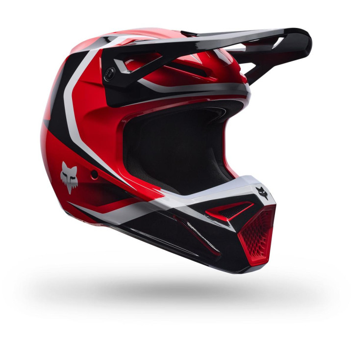 Casque FOX v1 frame rouge | Oxmoto