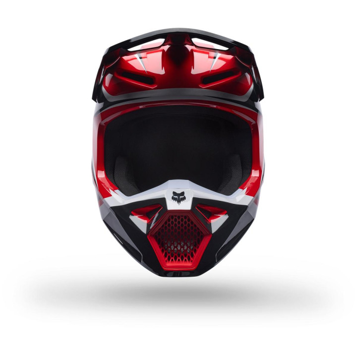 Casque FOX v1 frame rouge | Oxmoto