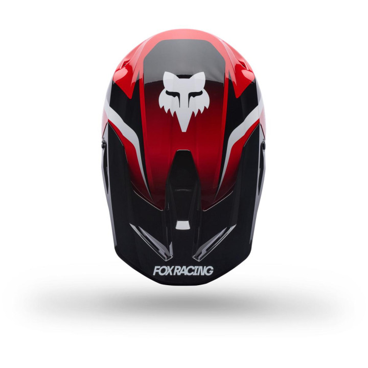 Casque FOX v1 frame rouge | Oxmoto