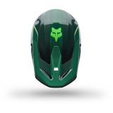Casque FOX v1 raid vert | Oxmoto