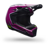 Casque FOX v1 raid violet | Oxmoto