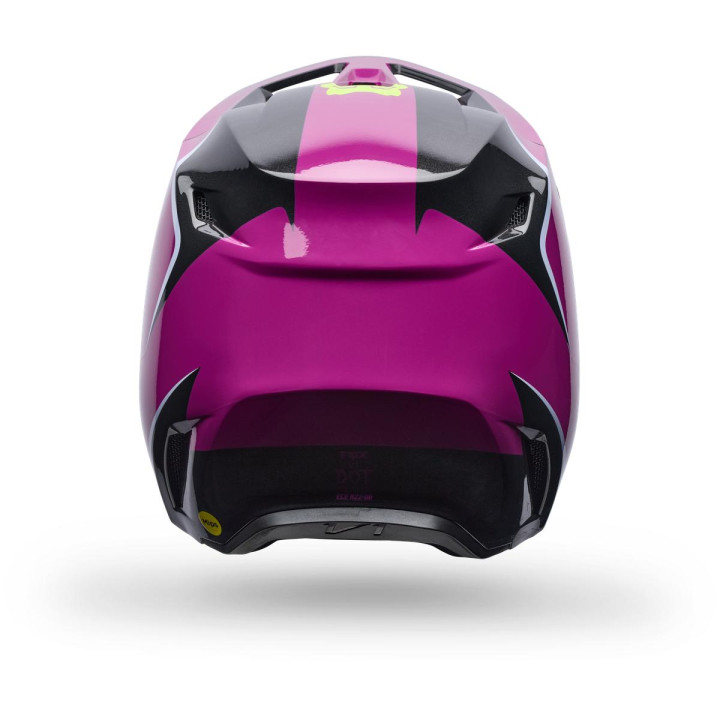 Casque FOX v1 raid violet | Oxmoto