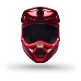 Casque FOX v1 raid rouge | Oxmoto