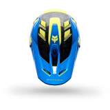 Casque FOX v3 rs tactile bleu | Oxmoto