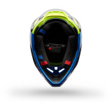 Casque FOX v3 rs tactile bleu | Oxmoto