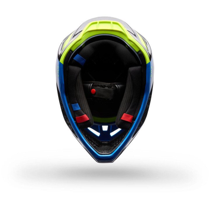 Casque FOX v3 rs tactile bleu | Oxmoto