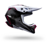 Casque FOX v3 rs tactile blanc | Oxmoto
