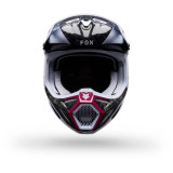 Casque FOX v3 rs tactile blanc | Oxmoto