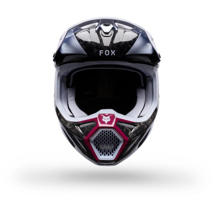 Casque FOX v3 rs tactile blanc | Oxmoto