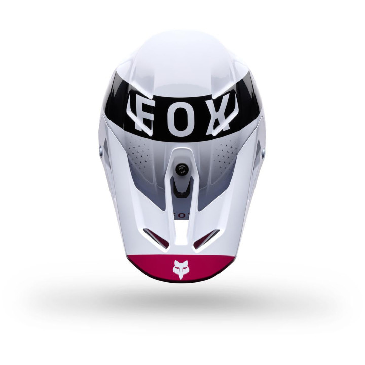 Casque FOX v3 tine blanc 36384-527-XS | Oxmoto
