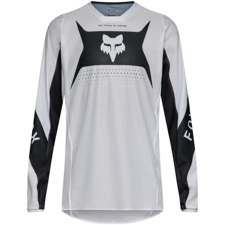 Maillot FOX 180 air taper noir/blanc | Oxmoto