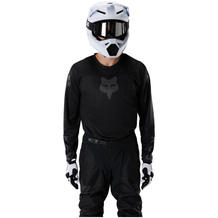 Maillot FOX 180 blackout noir 40650-001-XS | Oxmoto