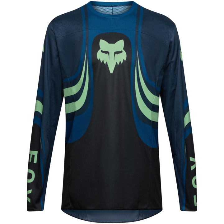 Maillot FOX 180 draft noir | Oxmoto