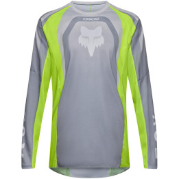 Maillot FOX 180 frame gris/jaune | Oxmoto