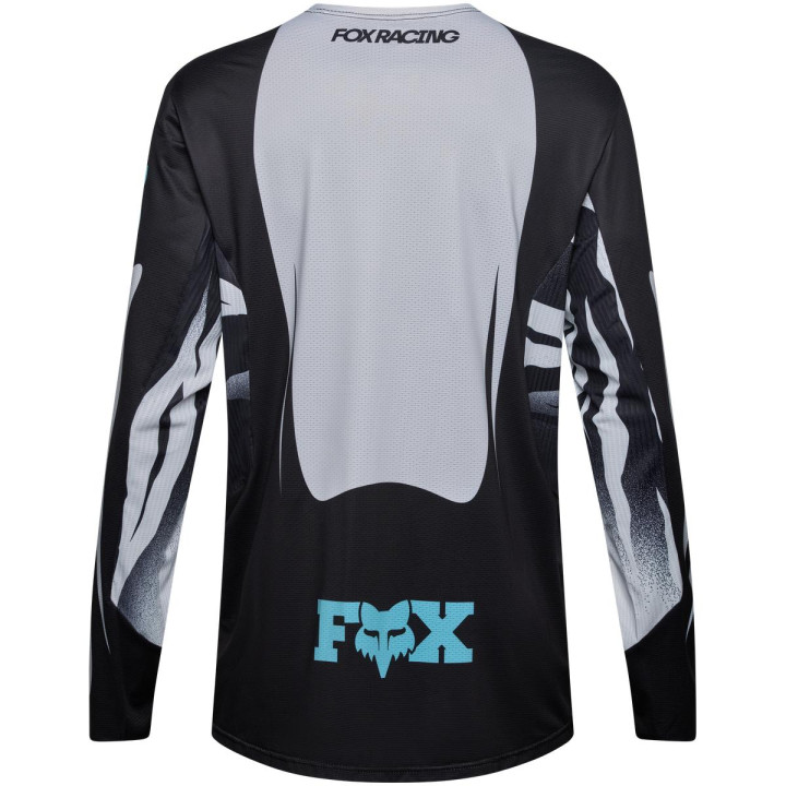 Maillot FOX 360 clutch blanc/noir | Oxmoto