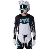 Maillot FOX 360 clutch blanc/noir | Oxmoto