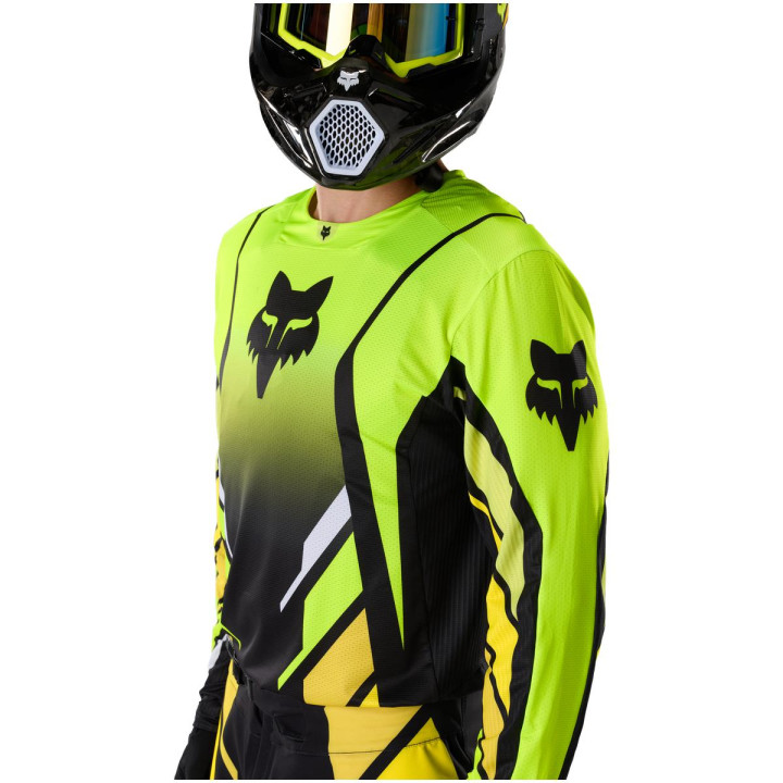 Maillot FOX 360 foundry jaune | Oxmoto