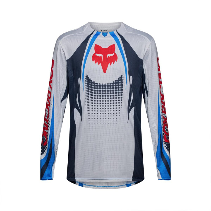 Maillot FOX 360 temper blanc | Oxmoto
