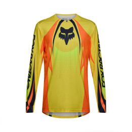 Maillot FOX 360 temper jaune | Oxmoto