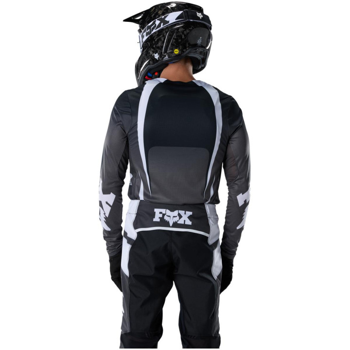 Maillot FOX flexair thorn noir/blanc | Oxmoto