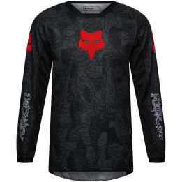 Maillot enfant FOX 180 abyss noir | Oxmoto