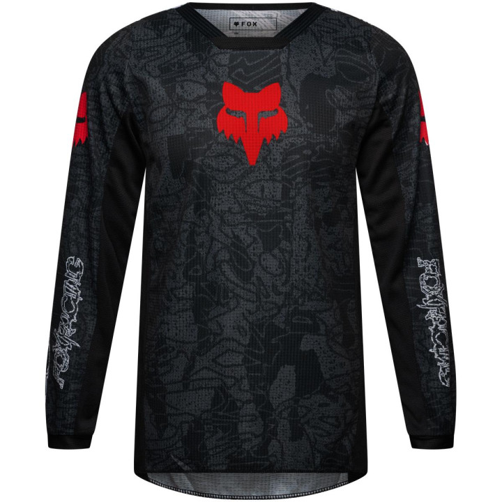 Maillot enfant FOX 180 abyss noir | Oxmoto