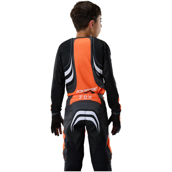 Maillot enfant FOX 180 draft orange 40654-460-YS | Oxmoto