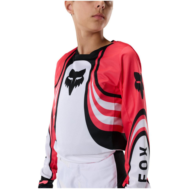 Maillot enfant FOX 180 draft blanc 40654-008-YS | Oxmoto