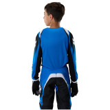 Maillot enfant FOX 180 frame bleu | Oxmoto