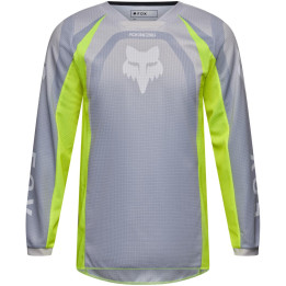 Maillot enfant FOX 180 frame gris/jaune | Oxmoto