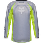 maillot enfant fox 180 frame gris/jaune