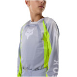 Maillot enfant FOX 180 frame gris/jaune | Oxmoto
