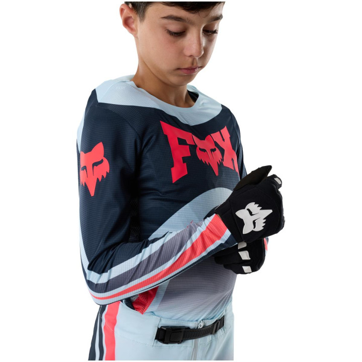 Maillot enfant FOX flexair arc bleu | Oxmoto