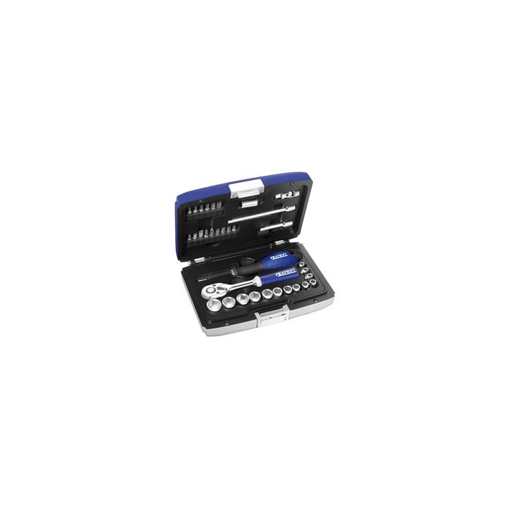Coffret douilles & cliquet Expert 1/4" | Oxmoto