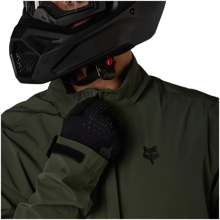 Veste FOX ranger o.r. packable rain vert | Oxmoto