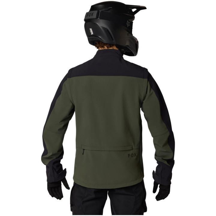 Veste FOX ranger off road softshell vert | Oxmoto