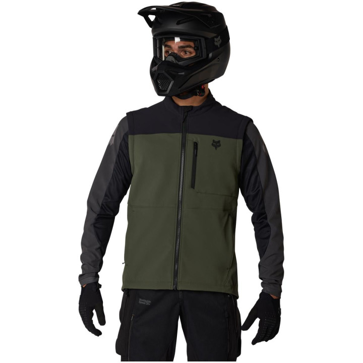 Veste FOX ranger off road softshell vert | Oxmoto