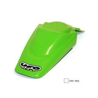 Garde-boue arrière UFO blanc Kawasaki KX65 | Oxmoto