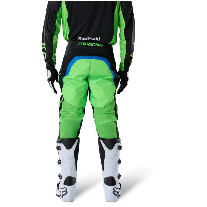 Pantalon FOX 180 Kawasaki noir | Oxmoto